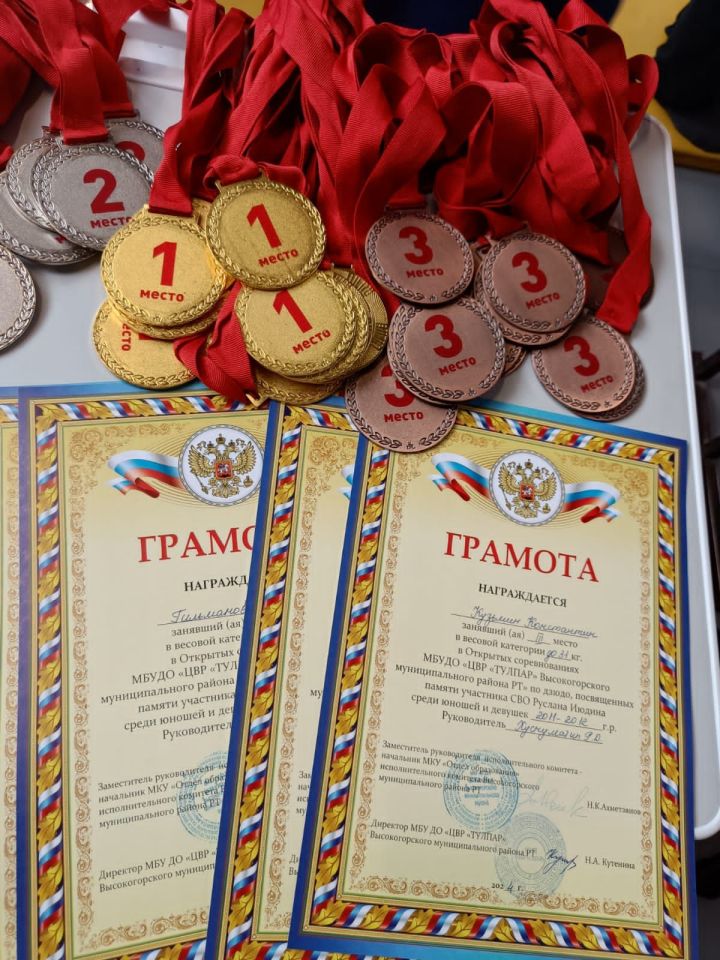 В Высокогорском районе провели турнир по дзюдо в честь погибшего на СВО Руслана Июдина