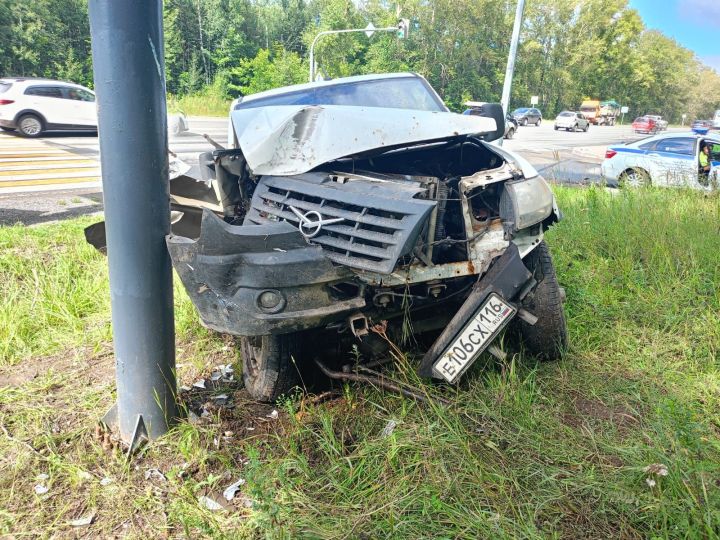 В районе произошло ДТП, пострадал мужина