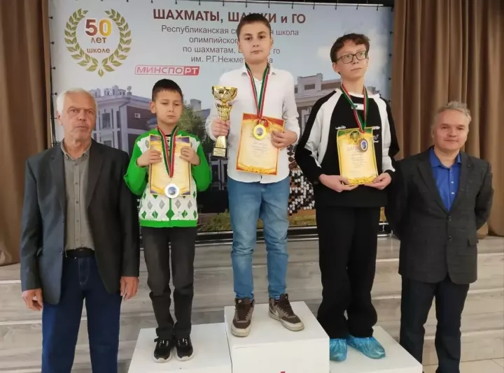 Юные шашисты Высокогорского района завоевали медали Первенства Татарстана