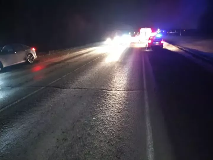 Появились фотографии с места ДТП на трассе М-7