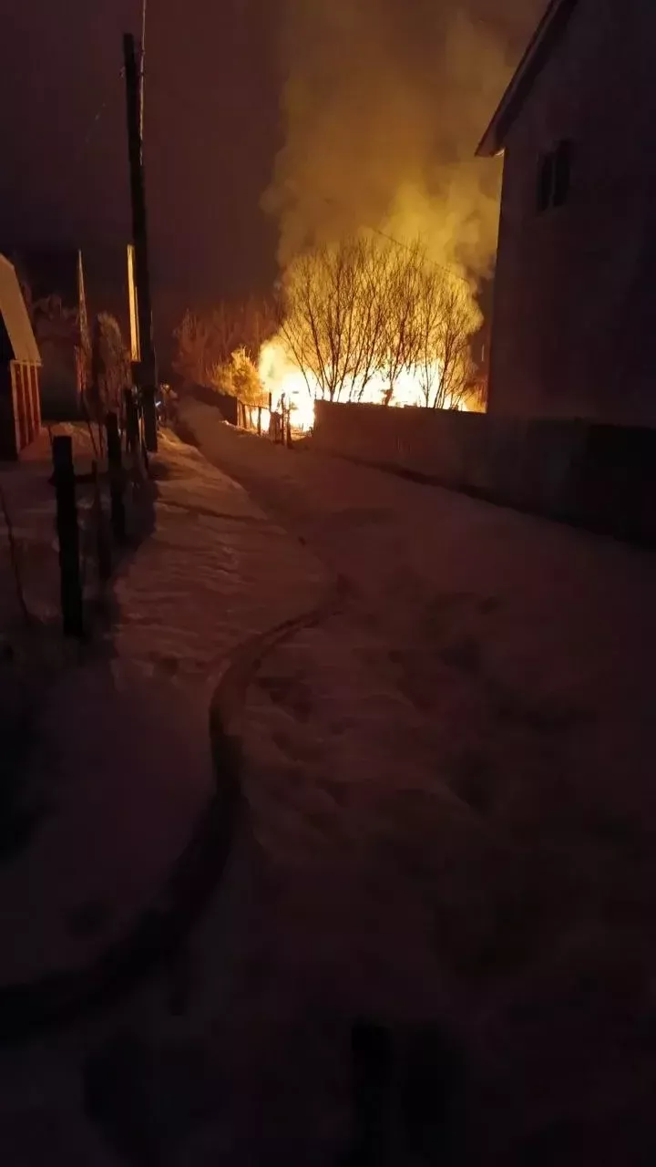 Пожар в СНТ Оптимист Высокогорского района уничтожил дачный дом