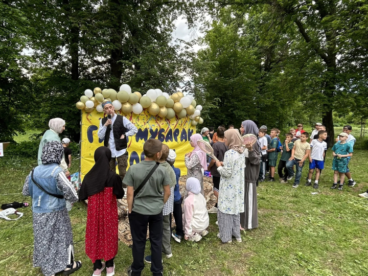 В селе Усады ярко отметили традиционный праздник Курбан-байрам
