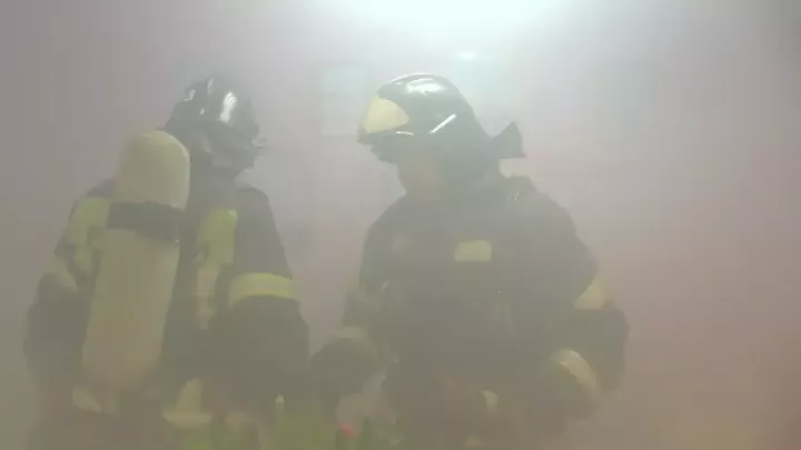 В лагере «Костёр» прошли противопожарные учения с участием детей
