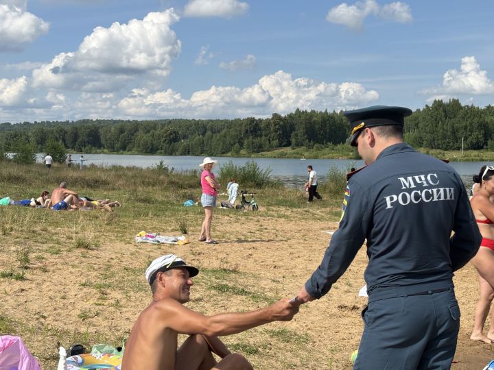 В Высокогорском районе спасатели провели рейд по водоемам