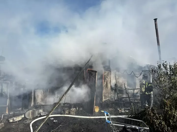 Пожар в Высокогорском районе: в селе Пермяки сгорел частный дом