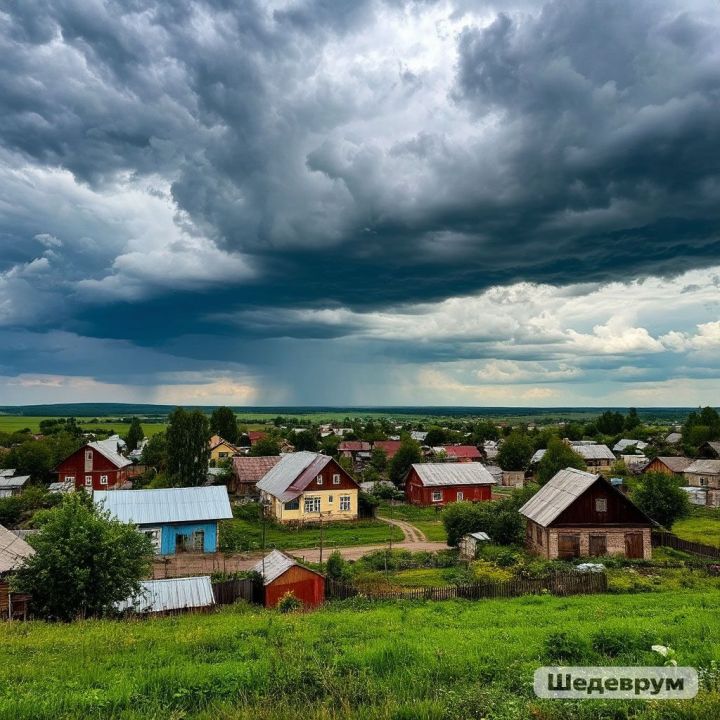 Татарстанда 12 августта көчле җил һәм яшенле яңгыр көтелә