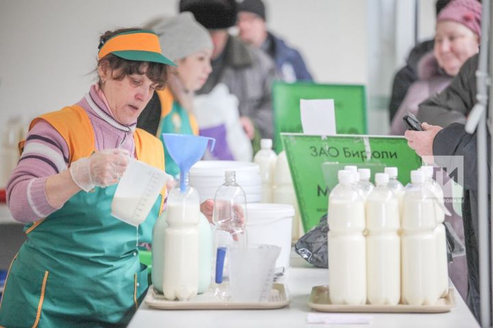 Татарстан лидирует среди регионов России по объемам реализации молока в сутки